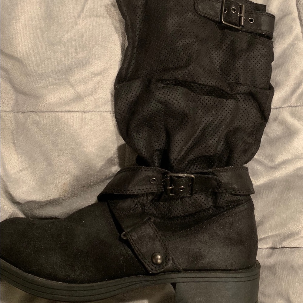 Roxy Black Combat Boot